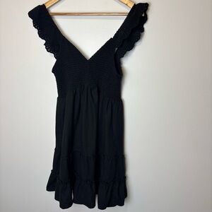 Love Tree Black Mini Dress Whymsigoth Summer